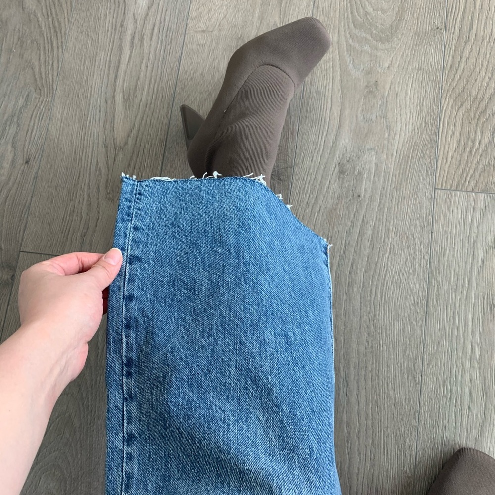Aldo Brown Sock Ankle Booties - Picture 3 of 5